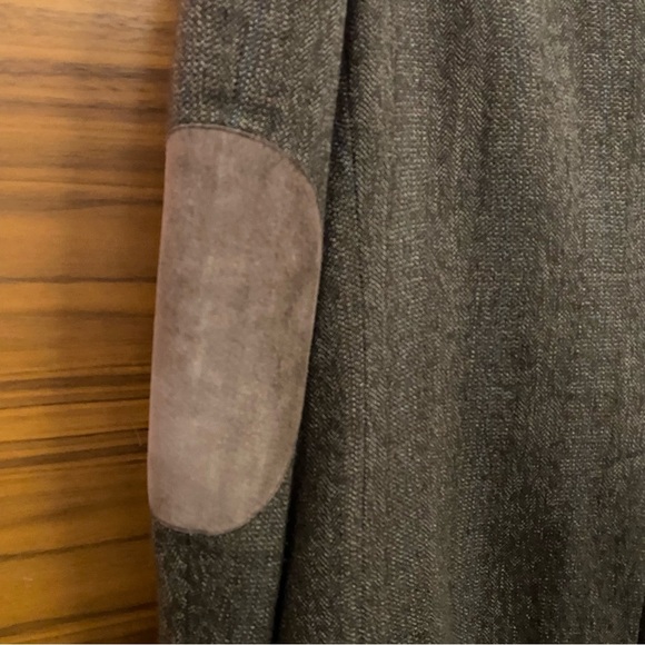 OSCAR DE LA RENTA - BROWN BLAZER - ELBOW PATCHES - Picture 3 of 15